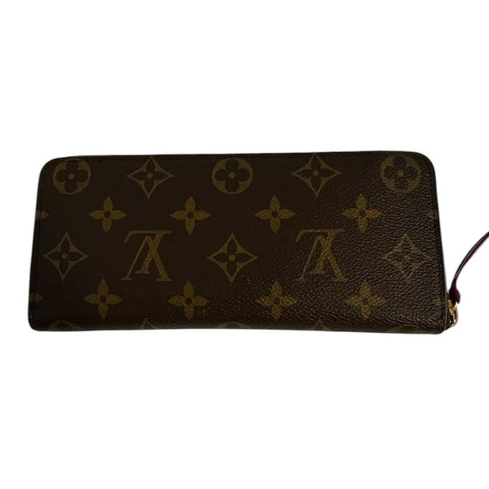 Louis Vuitton Zippy Wallet Monogram and Red Interior Gold Hardware Zipper Close - Picture 2 of 8